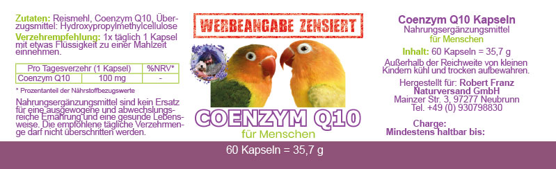 Coenzym Q10 - Robert Franz