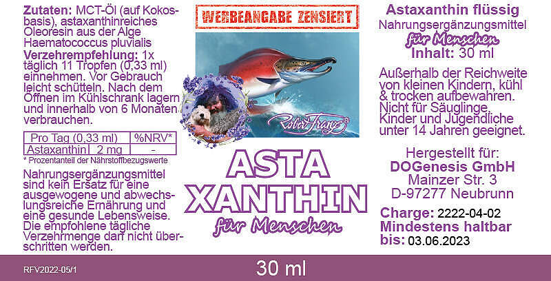 Astaxanthin 30ml Robert Franz
