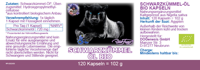 BIO Schwarzkümmel