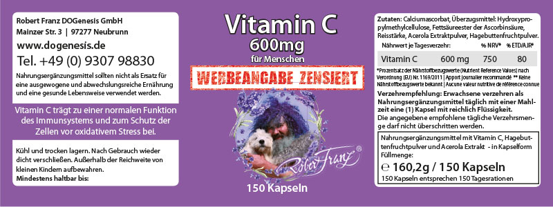 Vitamin C 600mg