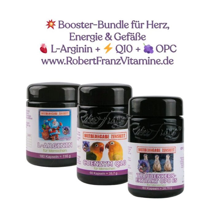 Booster-Bundle für Herz, Energie & Gefäße