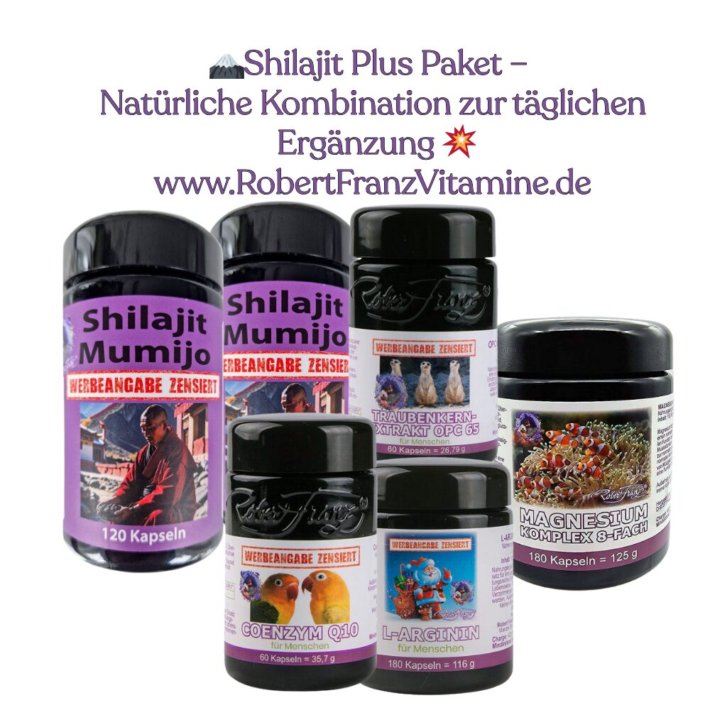 Shilajit Plus Paket – Natürliche Kombination zur täglichen Ergänzung Shilajit Plus Paket – Natürliche Kombination zur täglichen Ergänzung