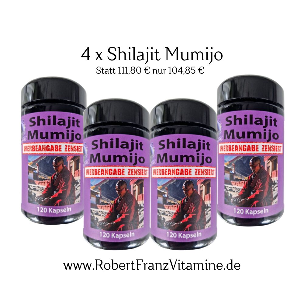 4 x Shilajit Kapseln im Angebot